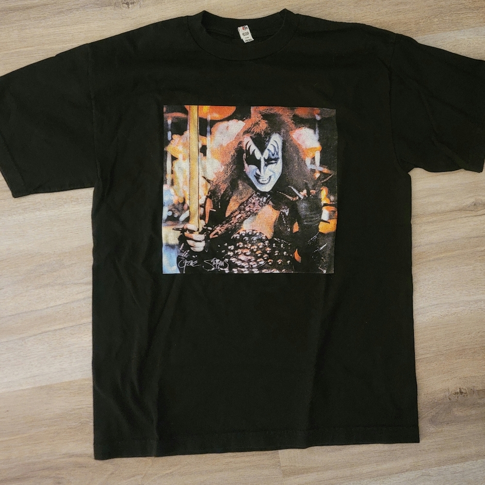 KISS Gene Simmons Alive T-shirt Men's Medium New
